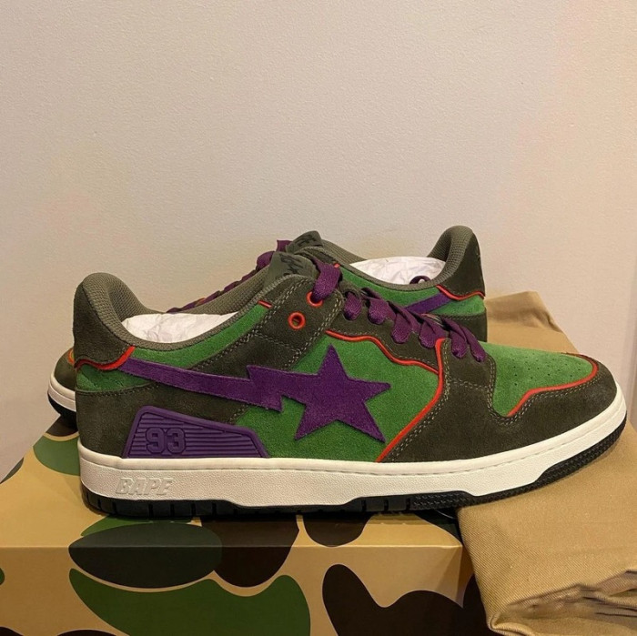 bathing ape low "star" 22021704