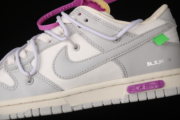 of nike dunk low 03 of 50 ow dm1602-118