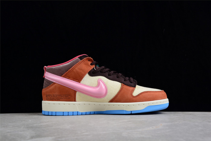 social status x dunk mid