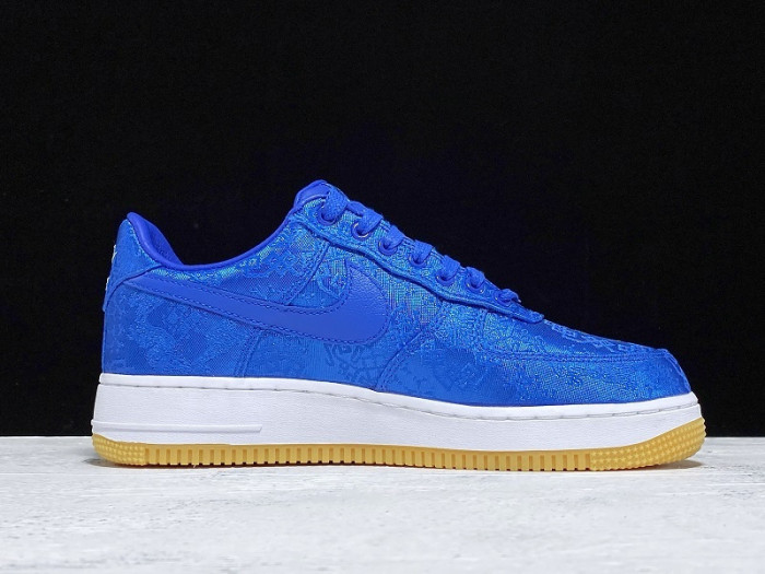 air force 1 low clot blue silk - cj5290-400